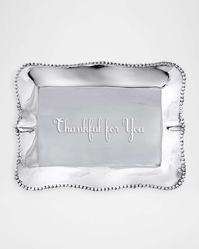 Giftables Pearly Denisse Rectangular Engraved Tray